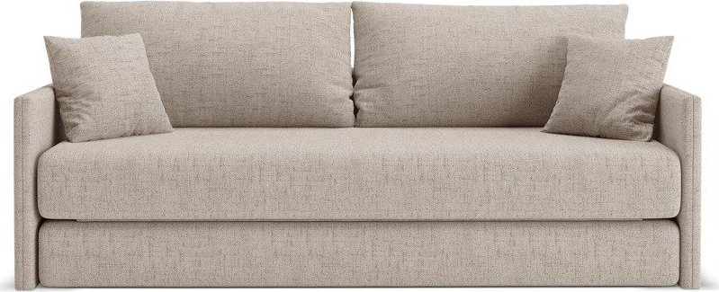 Světle hnědá žinylková rozkládací pohovka 209 cm Shannon – Cosmopolitan Design Cosmopolitan design