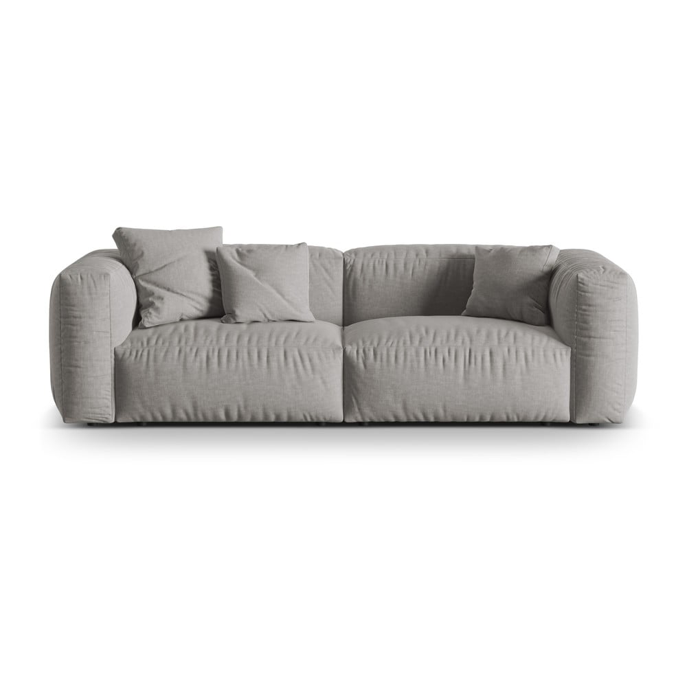 Světle šedá modulární pohovka 240 cm Martina – Micadoni Home Micadoni