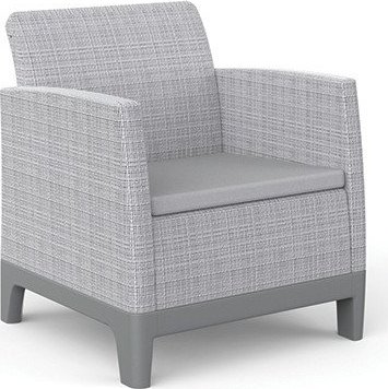 Světle šedá plastová zahradní křesla v sadě 2 ks Scandi Forma – Keter Keter