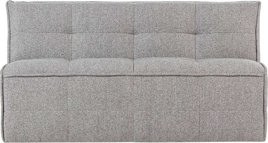 Světle šedá polstrovaná lavice z textilie bouclé Cluster – vtwonen vtwonen