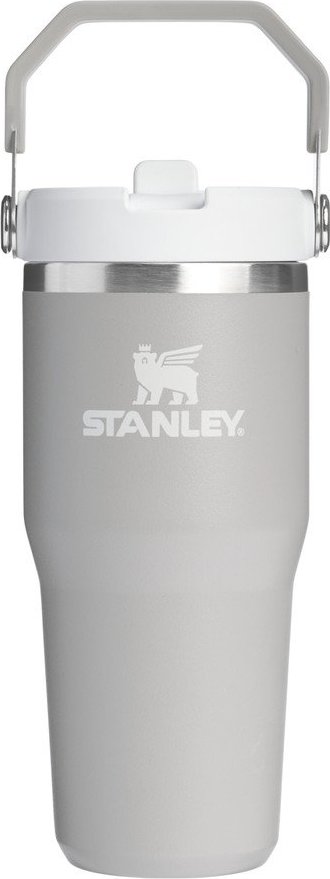 Světle šedá termoska z nerezové oceli 410 ml IceFlow™ Flip Straw 2.0 Tumbler Ash – Stanley Stanley