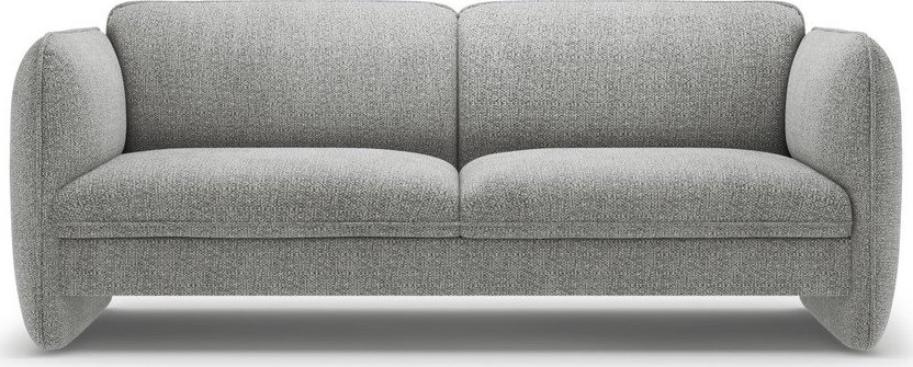 Světle šedá žinylková pohovka 204 cm Georgia – Micadoni Micadoni