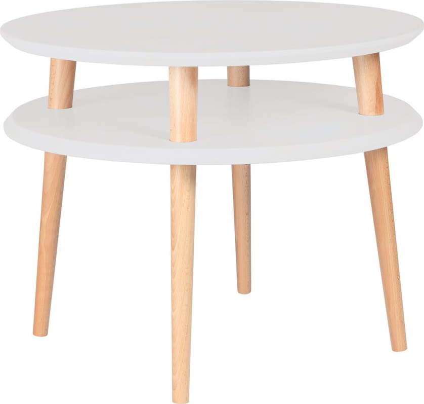 Světle šedý konferenční stolek Ragaba UFO