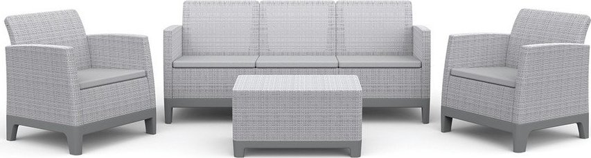 Světle šedý zahradní lounge set pro 5 Scandi Forma – Keter Keter
