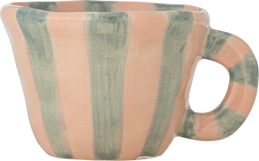 Světle zelený/světle růžový keramický šálek na espresso 110 ml Nini – Bloomingville Bloomingville