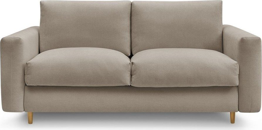 Taupe pohovka na každodenní spaní/rozkládací 220 cm Cocoone – Bobochic Paris Bobochic Paris