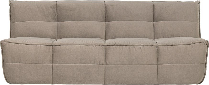 Taupe sametová pohovka 204 cm Cluster – vtwonen vtwonen