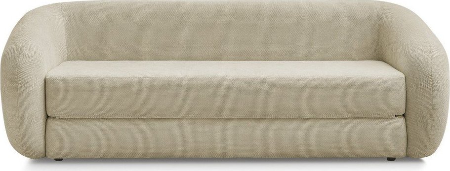 Taupe žinylková rozkládací pohovka 228 cm Neyo – Bobochic Paris Bobochic Paris