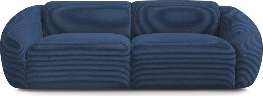 Tmavě modrá manšestrová pohovka 250 cm Tina – Bobochic Paris Bobochic Paris