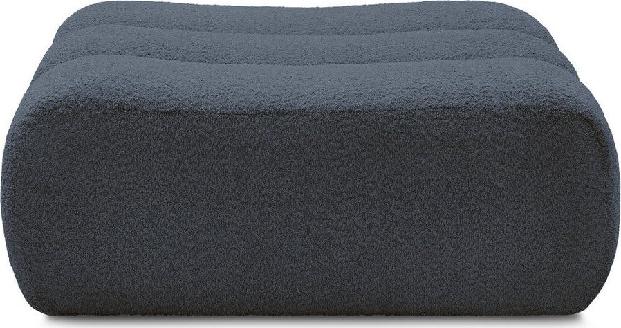 Tmavě modrá podnožka z textilie bouclé Azra – Bobochic Paris Bobochic Paris