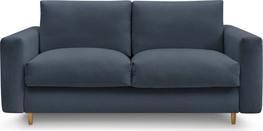 Tmavě modrá pohovka na každodenní spaní/rozkládací 220 cm Cocoone – Bobochic Paris Bobochic Paris