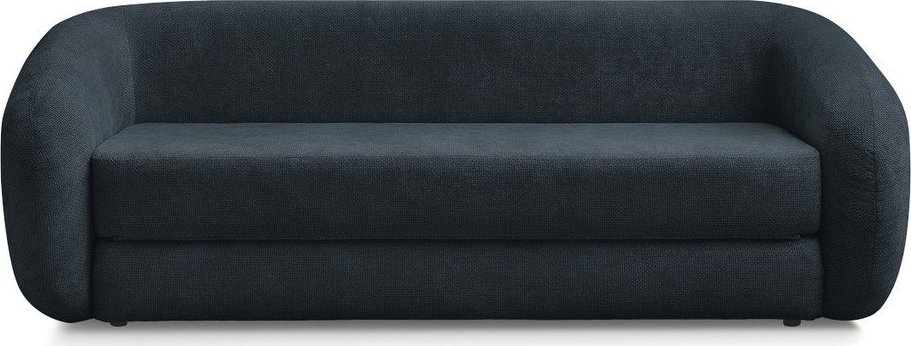Tmavě modrá žinylková rozkládací pohovka 228 cm Neyo – Bobochic Paris Bobochic Paris