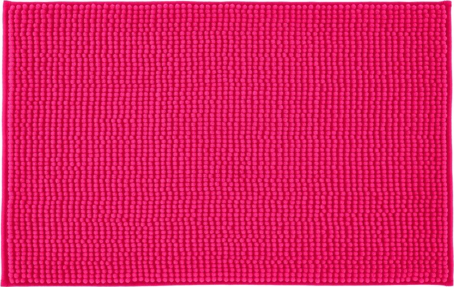 Tmavě růžová koupelnová předložka 50x80 cm Bobble – Catherine Lansfield Catherine Lansfield