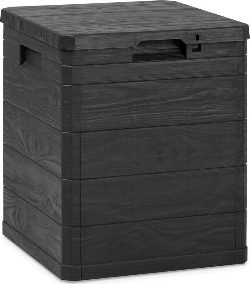 Tmavě šedý zahradní úložný box Woodys – Toomax TOOMAX
