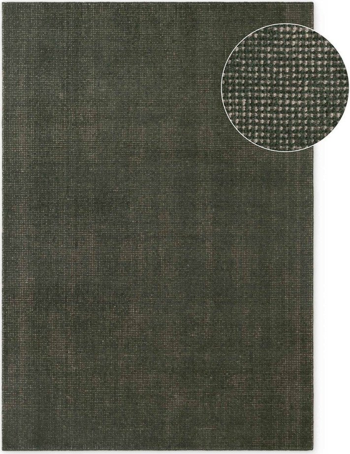 Tmavě zelený ručně tkaný vlněný koberec 160x230 cm Greenwich – Ted Baker Ted Baker