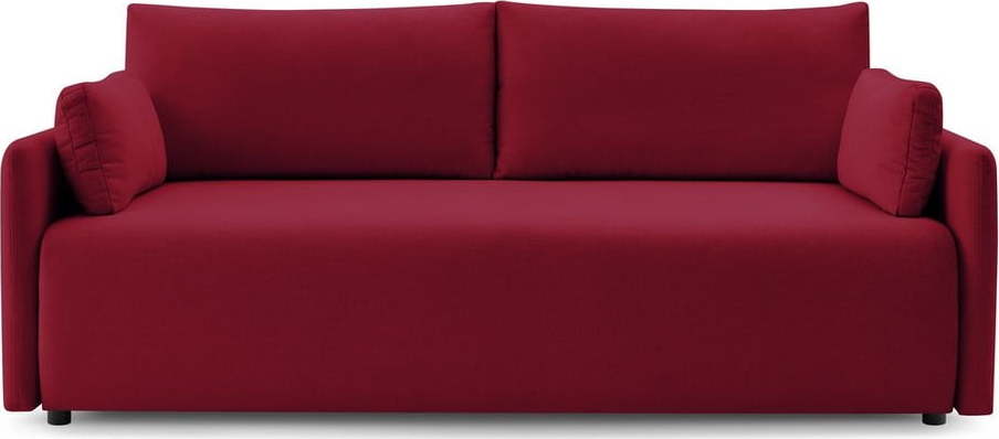 Vínová rozkládací/s úložným prostorem pohovka 211 cm Marcel - II. jakost – Bobochic Paris Bobochic Paris