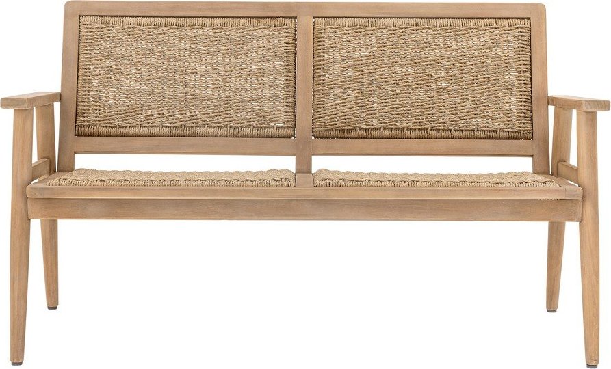 Zahradní pohovka z masivního dřeva v přírodní barvě Sorrento – Bloomingville Bloomingville