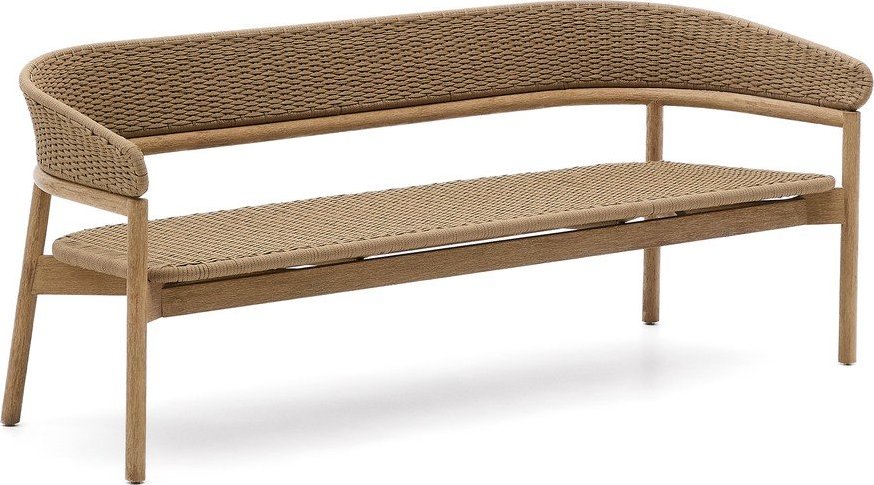 Zahradní pohovka z masivu akácie v béžové a přírodní barvě Arinella – Kave Home Kave Home