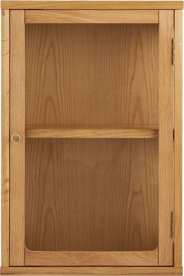Závěsná vitrína v přírodní barvě 40x60x20 cm Zamora – House Nordic House Nordic