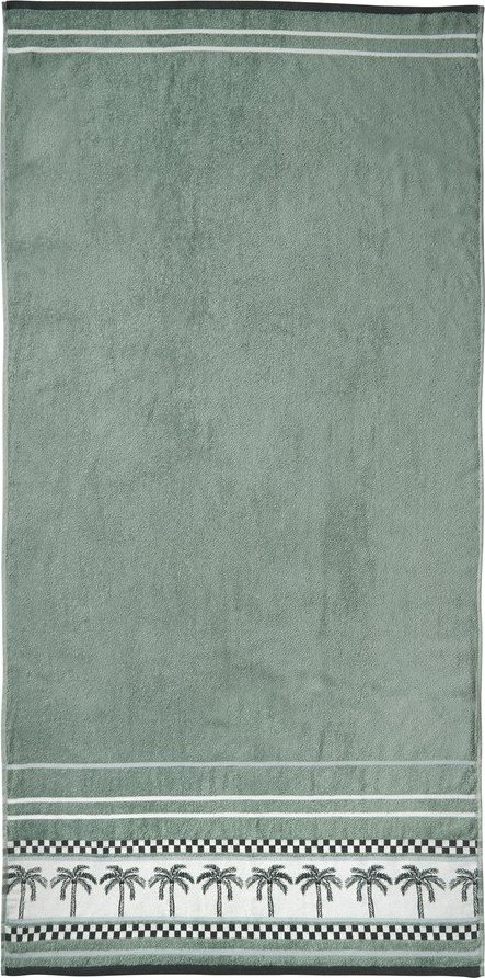 Zelená bavlněná plážová osuška 90x180 cm Palm Trees – Catherine Lansfield Catherine Lansfield