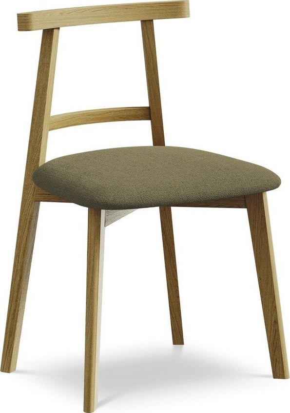 Zelená jídelní židle z masivního dřeva Ohelo – Makamii Makamii