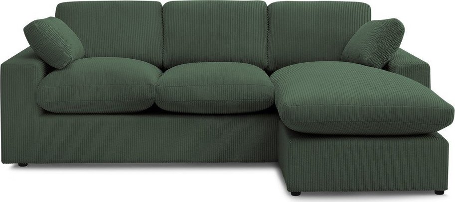 Zelená manšestrová rohová pohovka Belair – Bobochic Paris Bobochic Paris