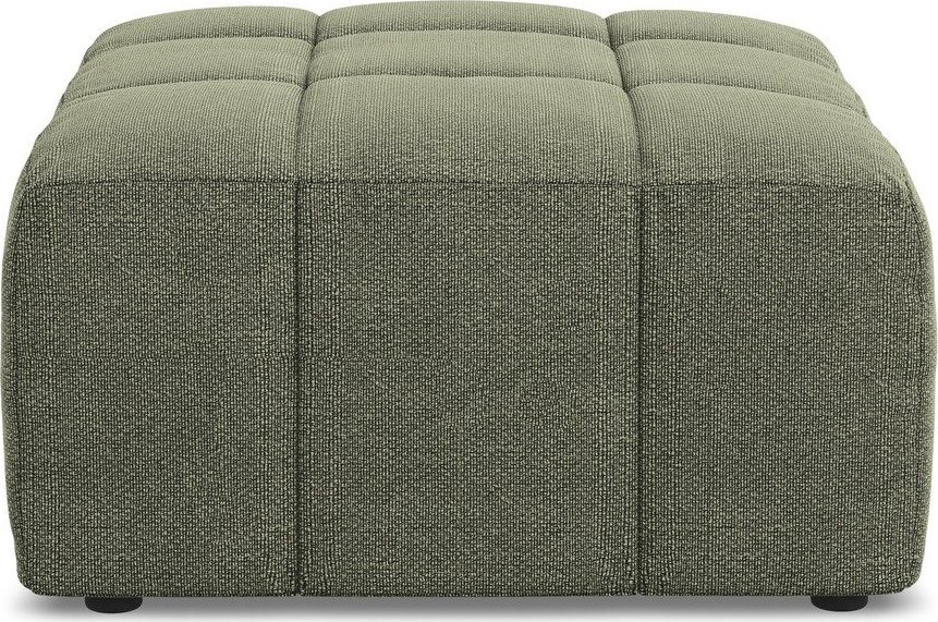 Zelená podnožka z textilie bouclé Aloha – Makamii Makamii