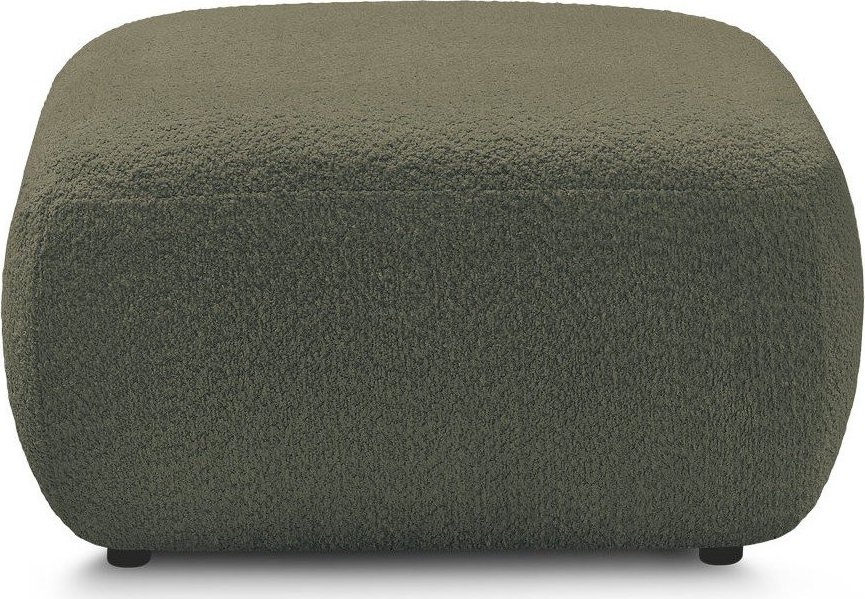 Zelená podnožka z textilie bouclé Montaigne – Bobochic Paris Bobochic Paris