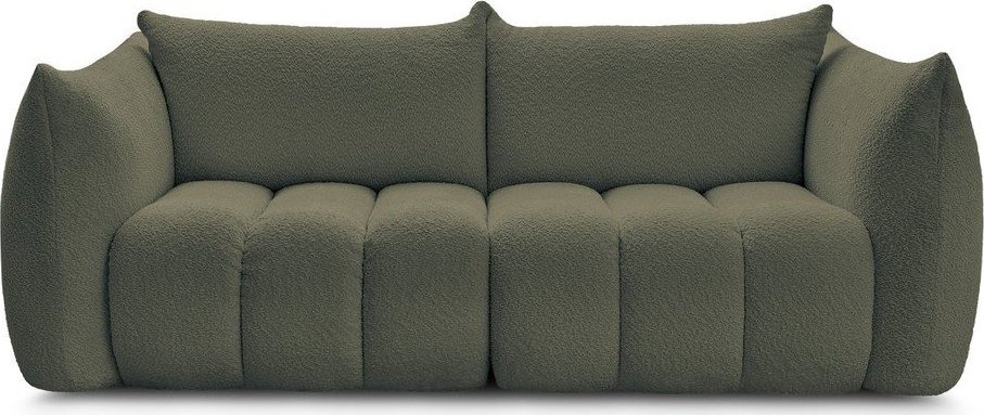 Zelená pohovka z textilie bouclé 234 cm Azra – Bobochic Paris Bobochic Paris