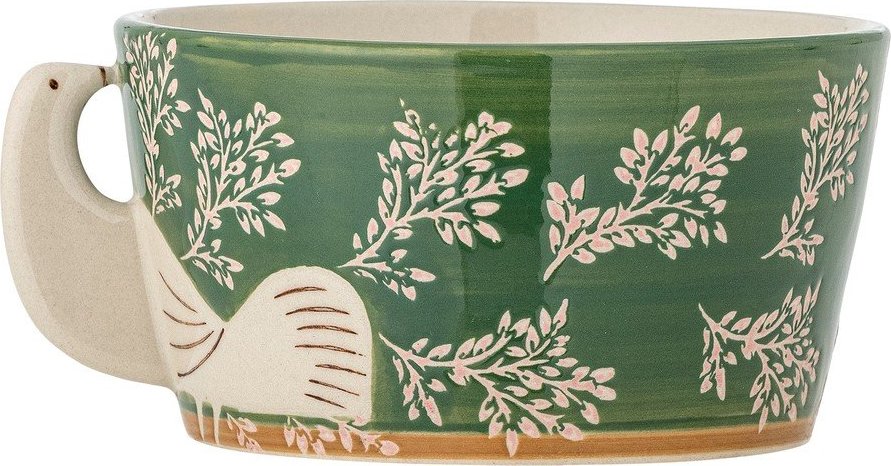 Zelená polévková miska z kameniny 460 ml Hezha – Bloomingville Bloomingville