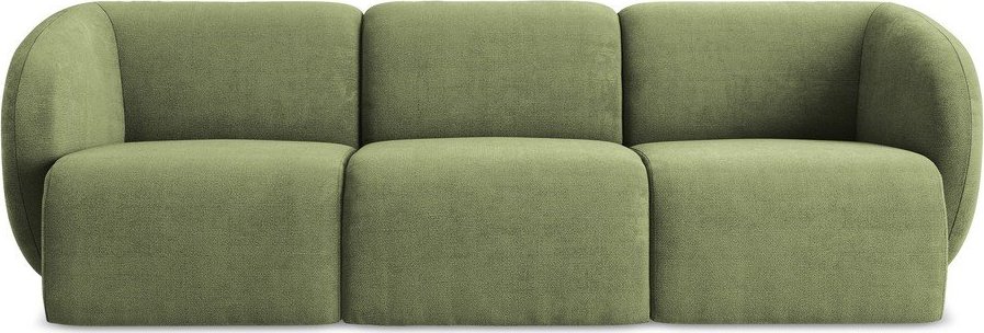 Zelená žinylková pohovka 244 cm Lani – Makamii Makamii