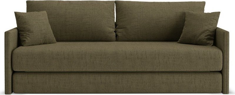 Zelená žinylková rozkládací pohovka 209 cm Shannon – Cosmopolitan Design Cosmopolitan design