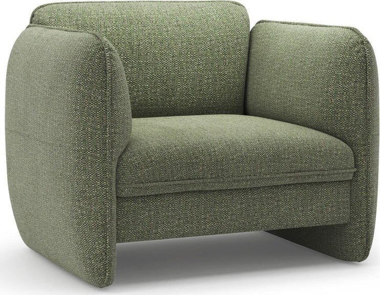 Zelené žinylkové křeslo Georgia – Micadoni Micadoni