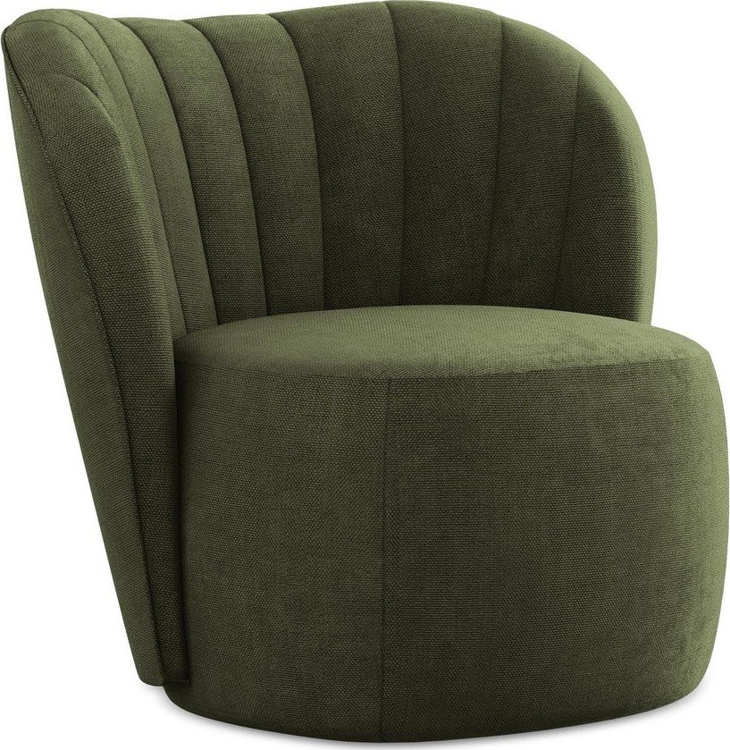 Zelené žinylkové křeslo Keloa – Makamii Makamii