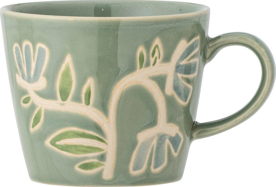 Zelený kameninový šálek 380 ml Tangier – Bloomingville Bloomingville