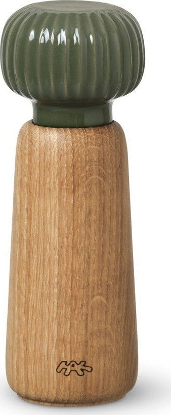 Zelený/v přírodní barvě dřevěný mlýnek na pepř a sůl Hammershøi – Kähler Design Kähler Design