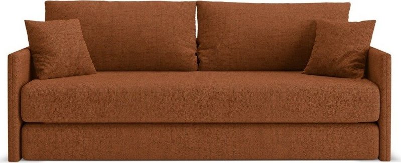 Žinylková rozkládací pohovka v terakotové barvě 209 cm Shannon – Cosmopolitan Design Cosmopolitan design
