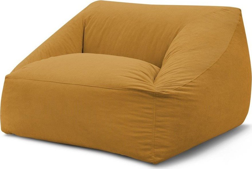 Žlutý manšestrový sedací vak Lilibet – Bobochic Paris Bobochic Paris