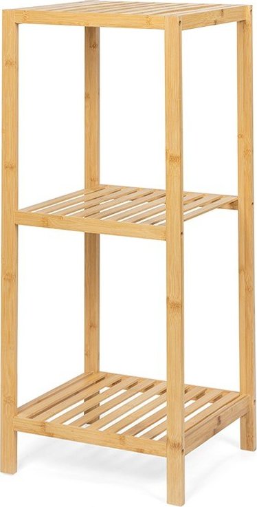 Bambusový koupelnový regál v přírodní barvě 37x83 cm Skaren – Bonami Essentials Bonami Essentials