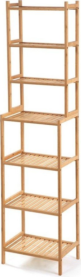 Bambusový koupelnový regál v přírodní barvě 40x154 cm Skaren – Bonami Essentials Bonami Essentials