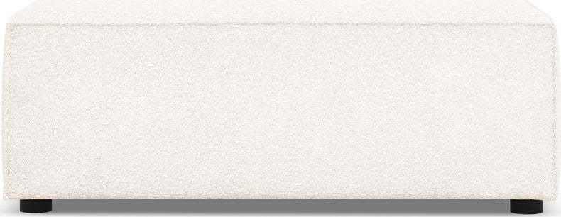 Béžová podnožka z textilie bouclé Jodie – Micadoni Home Micadoni