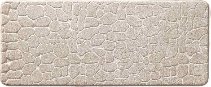 Béžová textilní koupelnová předložka 50x120 cm Ricochet – douceur d'intérieur Douceur d intérieur