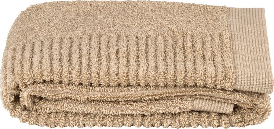 Béžový froté bavlněný ručník 50x100 cm Classic – Zone Zone