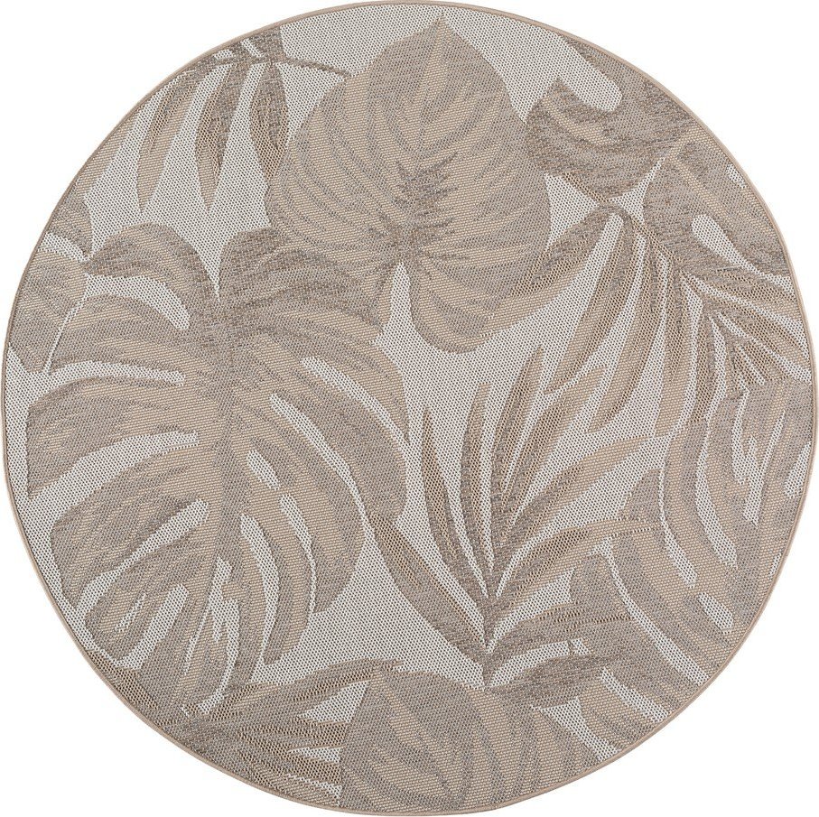 Béžový kulatý vnitřní a venkovní koberec ø 120 cm Desert 1302 – Ayyildiz Carpets Ayyildiz Carpets
