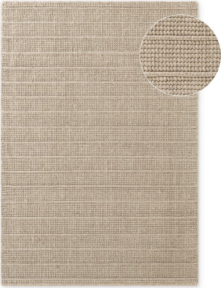 Béžový ručně tkaný vlněný koberec 160x230 cm Camden Parker – Ted Baker Ted Baker