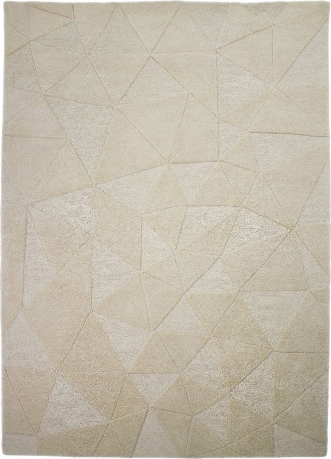 Béžový ručně tkaný vlněný koberec 160x230 cm Shard – Flair Rugs Flair Rugs