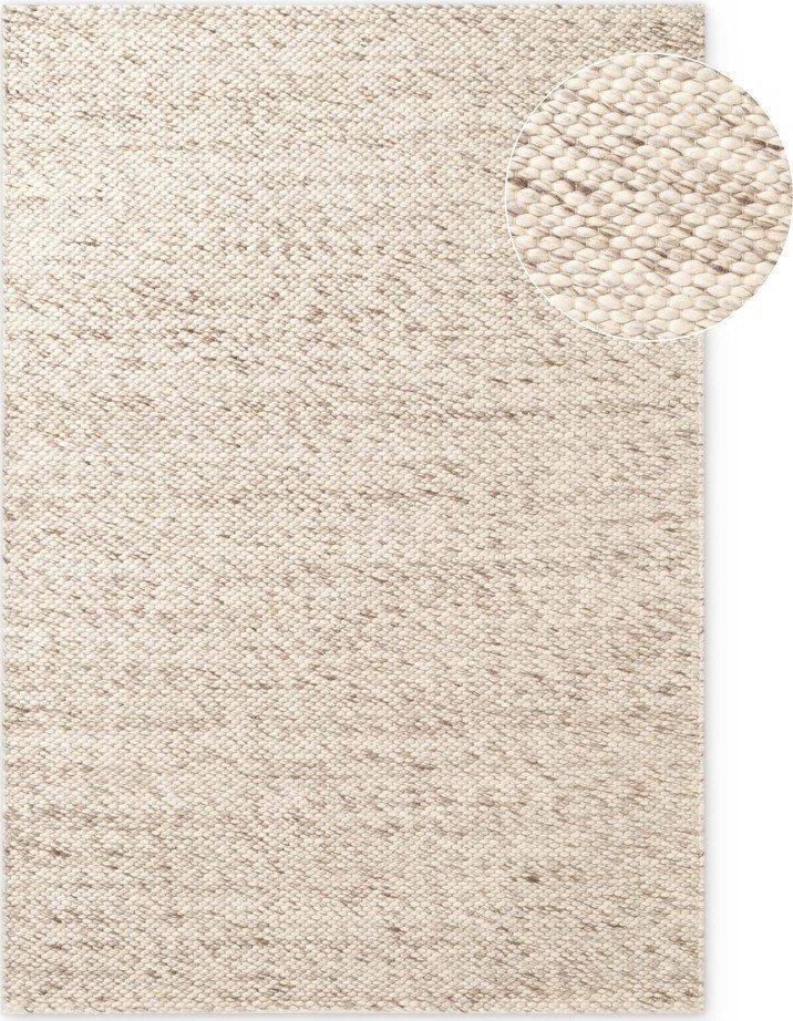 Béžový/v přírodní barvě ručně tkaný vlněný koberec 200x290 cm Lyon Beans – Elle Decoration Elle Decoration