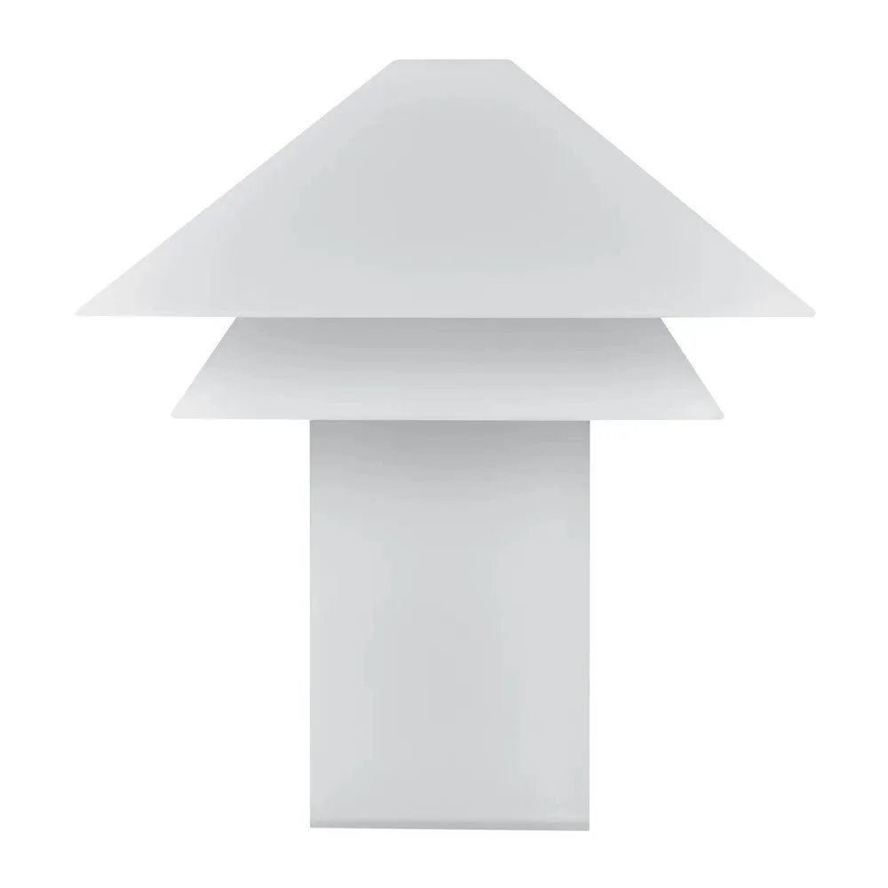 Bílá LED stmívatelná stolní lampa s kovovým stínidlem (výška 33,5 cm) Sanaka – Blomus