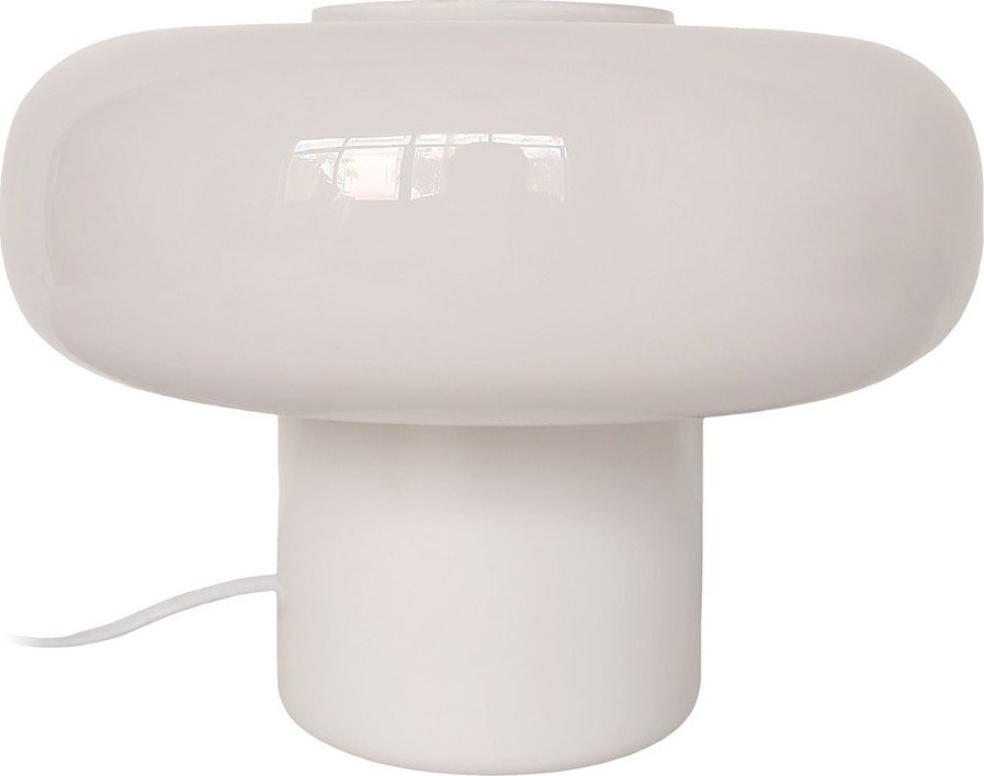 Bílá skleněná stolní lampa (výška 18 cm) Grande Anilla – Leitmotiv Leitmotiv
