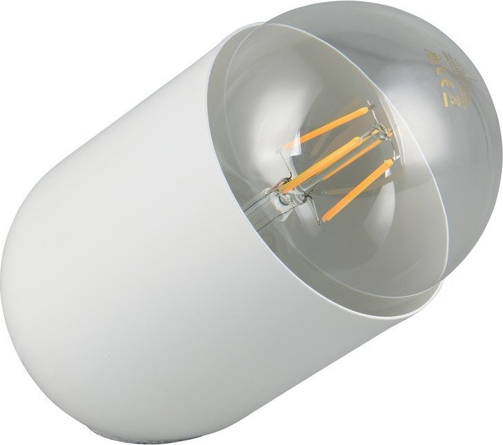 Bílá stolní lampa (výška 13